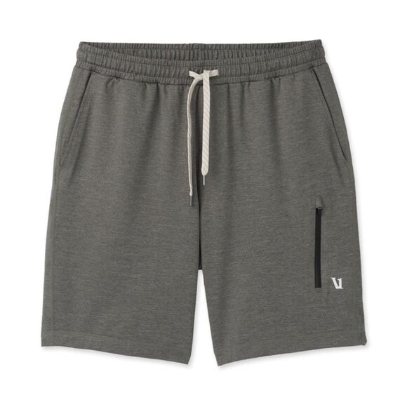 Vuori Sunday Performance Short 7.5" in Dusty Pine Heather Size M - Picture 1 of 10